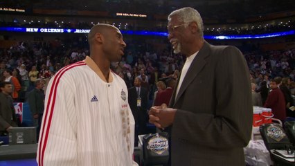 Kobe Bryant & Bill Russell at 2008 All-Star (Clean)