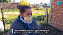 Desgarrador panorama de la mujer del colectivero que murió en un choque