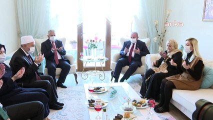 TBMM Başkanı Şentop, şehit ailesini ziyaret etti…