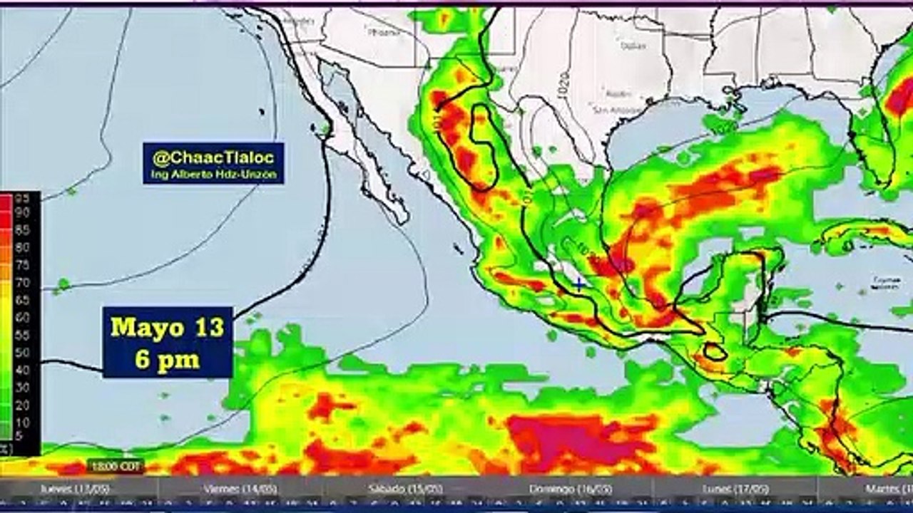 Clima de hoy jueves: Nublado con 75% de probabilidad de chubascos y lloviznas