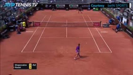 Nadal fights back against spirited Shapovalov to reach Rome quarters