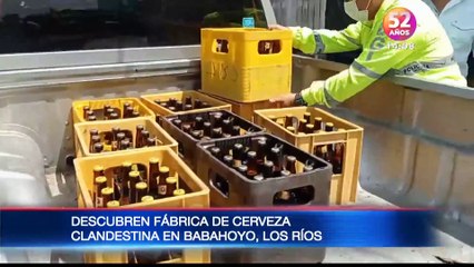Descubren una clandestina envasadora de cerveza