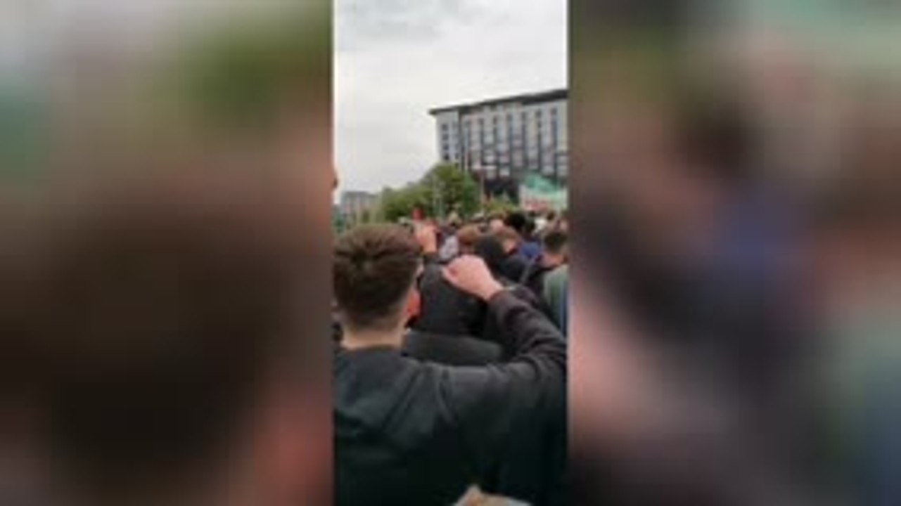 Heavy police presence as Man United fans protest outside Old Trafford
