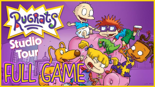 Rugrats Studio Tour FULL GAME Walkthrough Longplay (PS1)