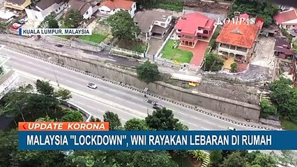 Malaysia Lockdown, WNI Rayakan Lebaran di Rumah