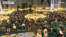 شاهد : صلاة العيد في آيا صوفيا في اسطنبول