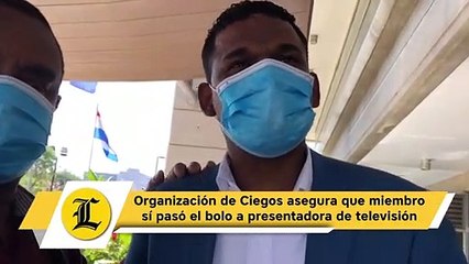 下载视频: Organización de Ciegos asegura que miembro sí pasó el bolo a presentadora de televisión