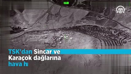 İşte Sincar'daki terör yuvalarının imha edilme anları!