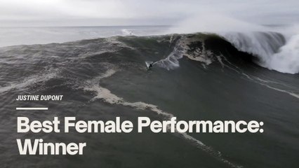 Justine Dupont Wins Best Female Performance Winner Mavericks Awards