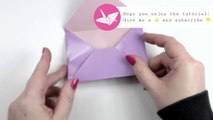 Super Easy Origami Envelope Tutorial - Diy - Paper Kawaii