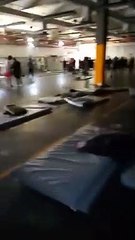 Migrantes exigen a las autoridades mexicanas que les permitan seguir su viaje