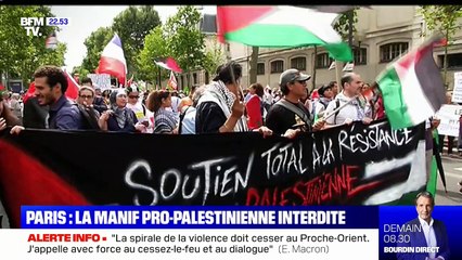 Le plus de 22h Max:La manif pro-palestinienne à Paris interdite - 13/05