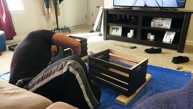 Diy Coffee Table | Wooden Crates