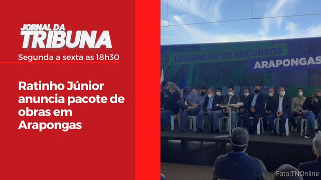 Ratinho Júnior anuncia pacote de obras em Arapongas