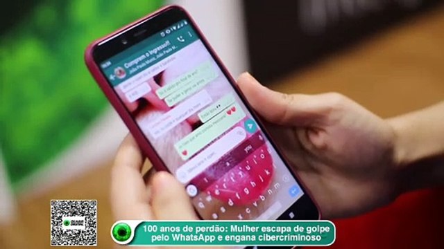 100 anos de perdão- Mulher escapa de golpe pelo WhatsApp e engana cibercriminoso