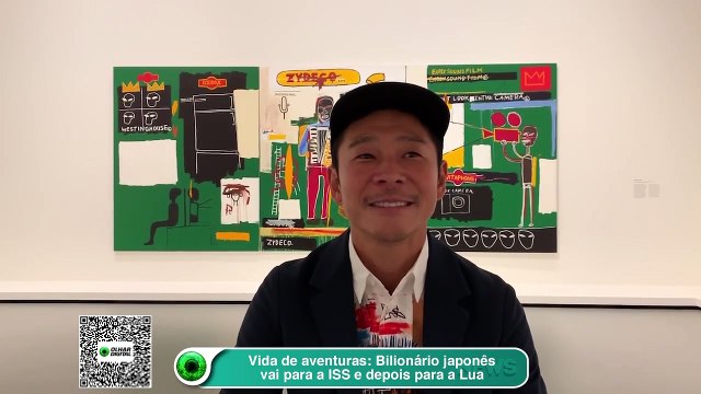 Vida de aventuras- Bilionário japonês vai para a ISS e depois para a Lua