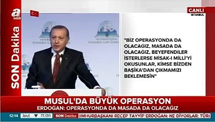 Başkomutan açıkladı: Musul'a giriyoruz