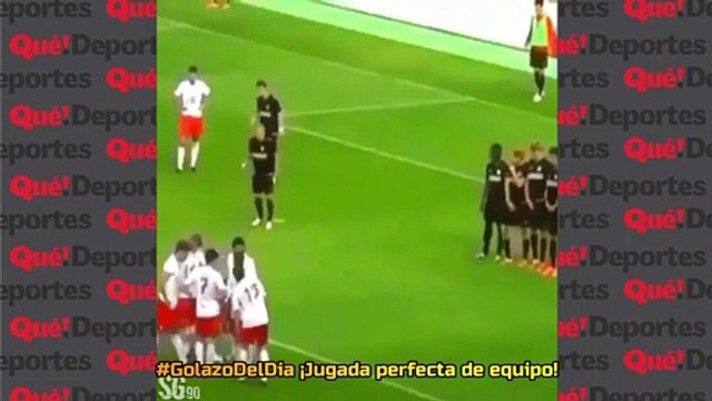 #GolazoDelDia ¡Jugada perfecta de equipo!