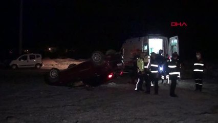Niğde'de otomobil takla attı 1 ölü