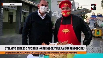 Posadas Stelatto entregó aportes no reembolsables a emprendedores locales