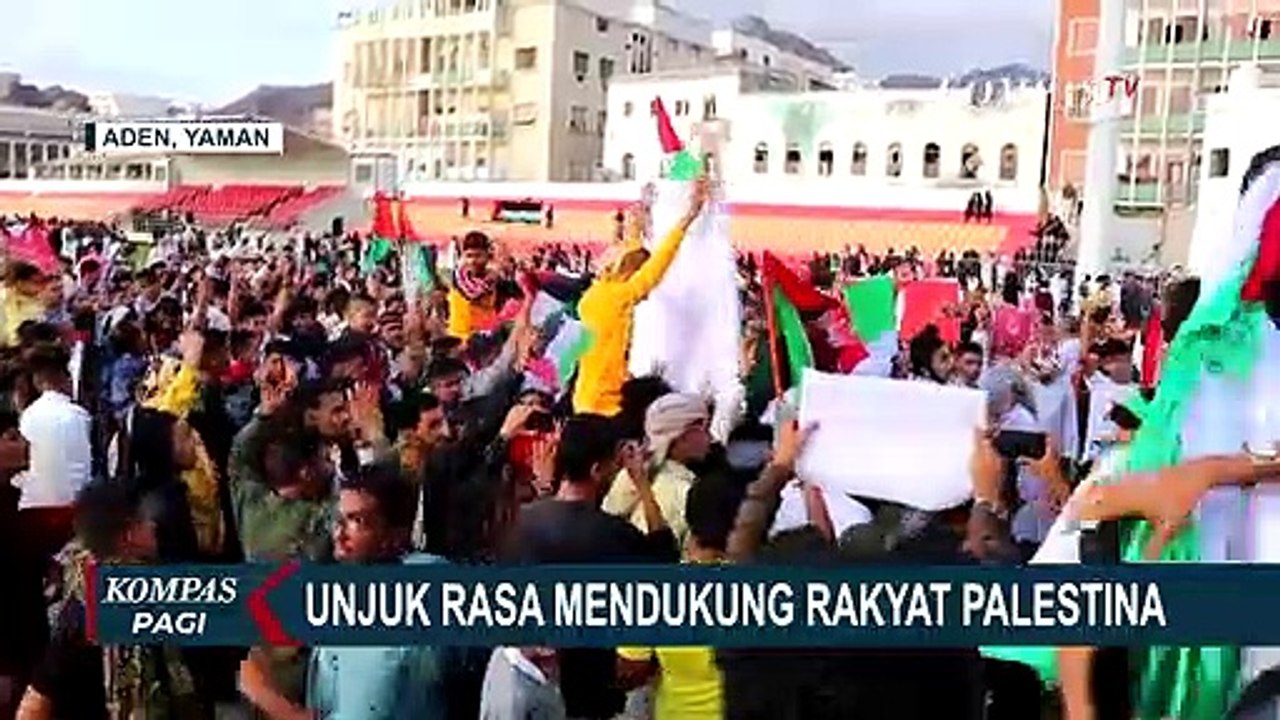 Warga Yaman, Eropa Hingga Chicago Unjuk Rasa Kecam Serangan Israel