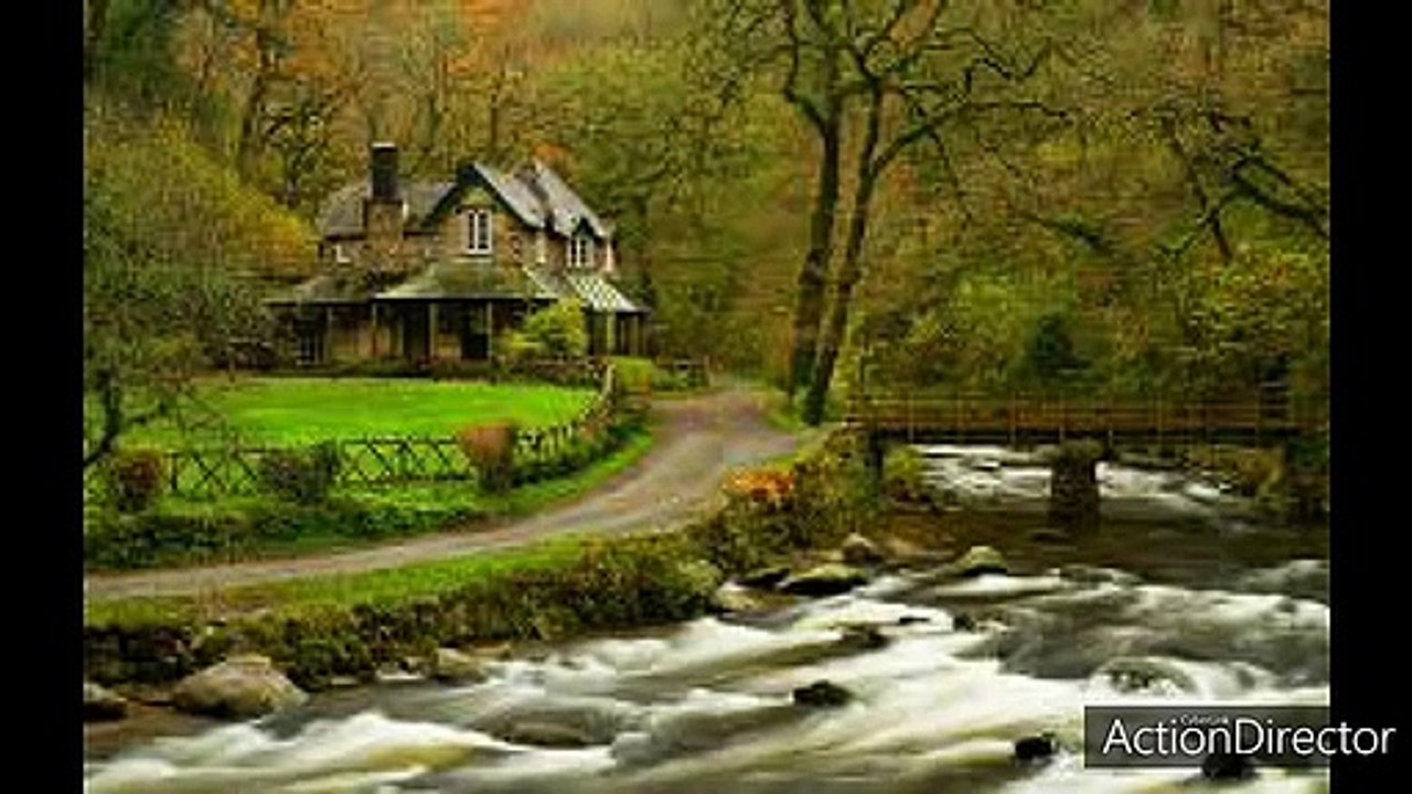 Relaxing piano music with soothing water sounds