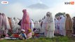 Muslims mark Eid with masks and prayers amid COVID and conflict