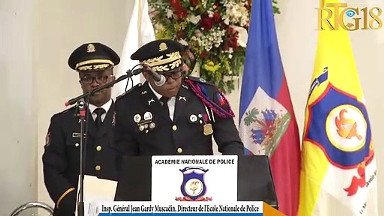 Seremoni gradyasyon 3èm kowòt enspektè lapolis nasyonal