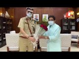 Newly Appointed DGP Of Puducherry Meets Lt Governor Kiran Bedi