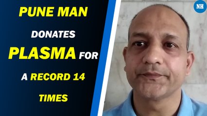 Pune man donates plasma for a record 14 times