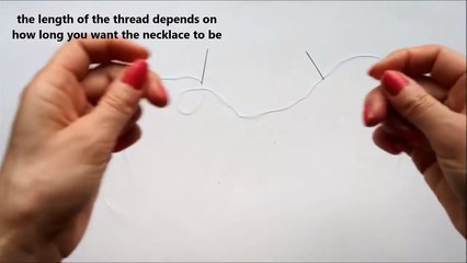 10 Mins Diy Necklace. Beaded Necklace Tutorial. How To Make Simple Necklace In No Time