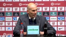 Zidane tras el 1-4 al Granada: 