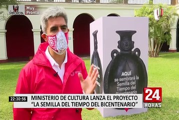 Ministerio de Cultura lanza proyecto la Semilla del Tiempo del Bicentenario