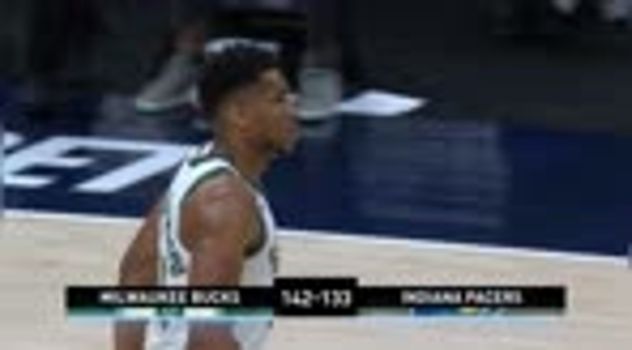 Giannis dominates with 40 points as Bucks bully Pacers
