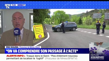 Download Video: Traque dans le Gard: le procureur de Nîmes (Gard) explique travailler sur 