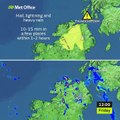May 14, 2021 - Met Office issues yellow status weather warning for Northern Ireland