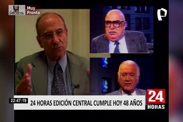 Noticiero 24 Horas Edición Central cumplió 48 años al aire