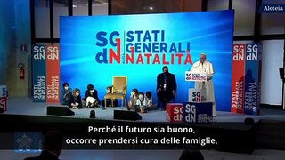 Papa Francesco apre gli Stati Generali  della Natalità
