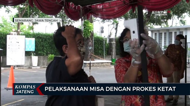 Pelaksanaan Misa Dengan Prokes Ketat