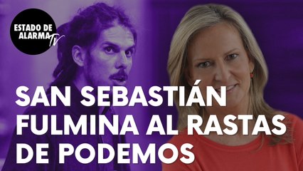 La periodista Isabel San Sebastián fulmina al ‘rastas’ de Podemos: “¡Hay que ser cobarde…!”