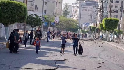 Filistinli aileler, İsrail saldırılarından korunmak için okullara sığındı (2)