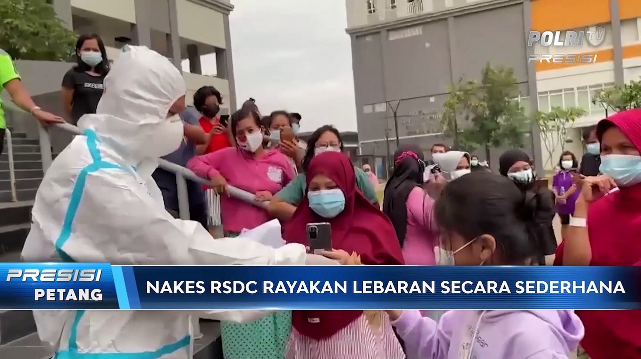 Situasi Idulfitri di RSDC Wisma Atlet