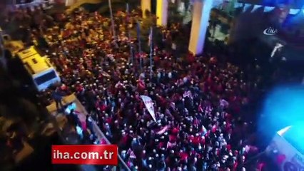 Referandum kutlaması drone ile görüntülendi!