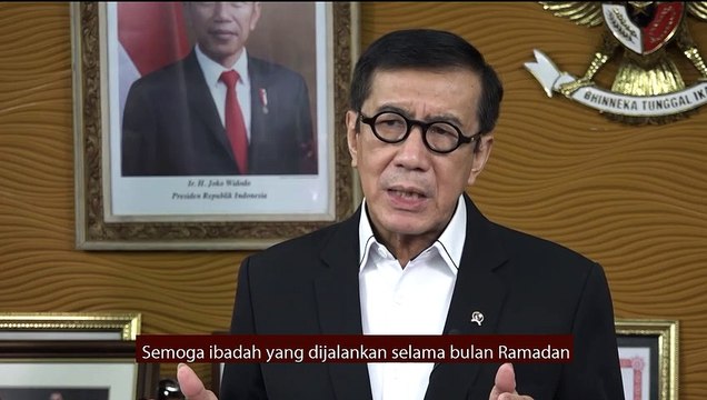 Ucapan Idulfitri dari Menkumham Yasonna Laoly