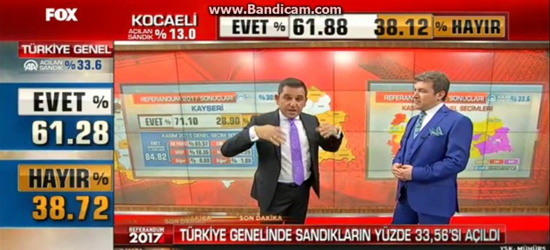 Fatih Portakal ve İsmail Küçükkaya ‘Evet’leri görünce resmen morardı…