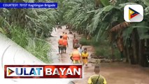 100 pamilya, inilikas sa Mati City, Davao Oriental; lebel ng tubig sa dam, tumaas