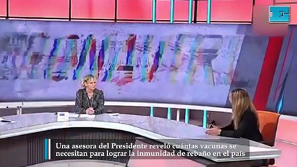 Скачать видео: Una asesora del Presidente reveló cuántas vacunas se necesitan para lograr la inmunidad de rebaño en el país