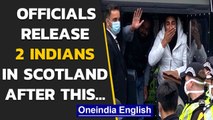 Scotland: 2 Indian men freed from detention after 8 hours of protest by neighbours | Oneindia News