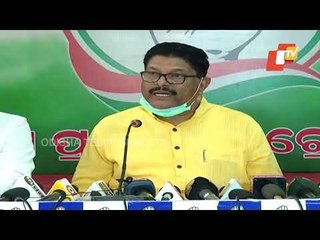 Congress Press Meet On Attack Bid On OPCC Chief Niranjan Patnaik