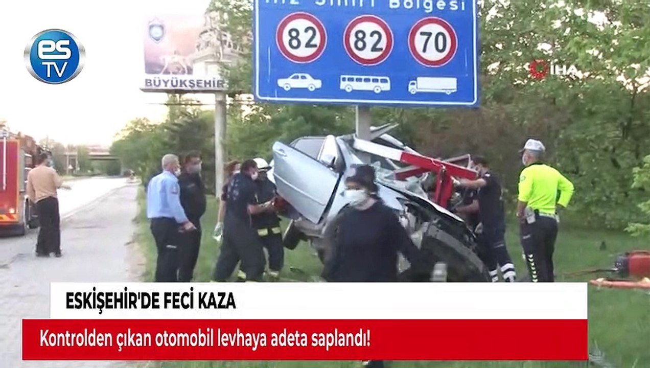 Eskişehir'de feci kaza